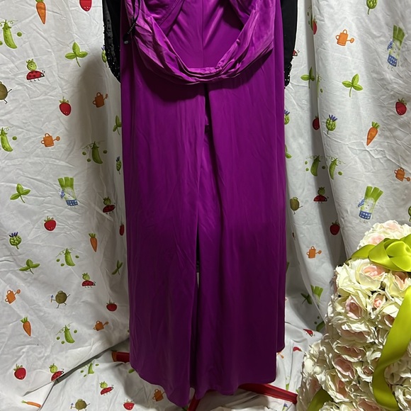 Bebe open back purple jumpsuit - Picture 6 of 6
